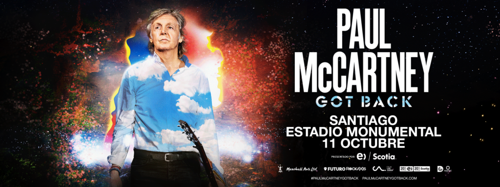 Cartel gira "Got Back" de Paul McCartney.